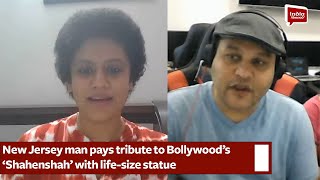 New Jersey man pays tribute to Bollywood’s ‘Shahenshah’ with life-size statue